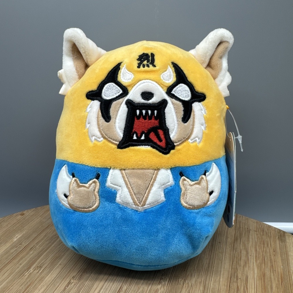 Squishmallows Sanrio AGGRETSUKO 7" angry face! NWT!